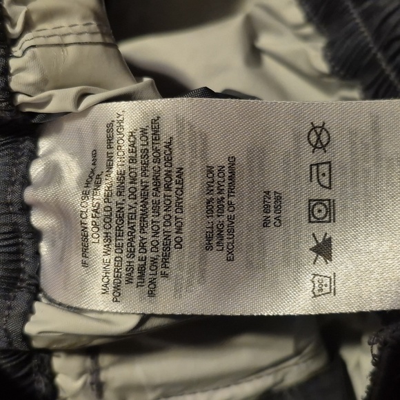 Columbia boys size XXS or 4/5 gray omni-tech waterproof tear away pants, EUC - Picture 10 of 10
